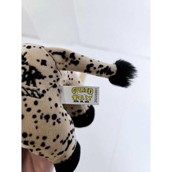 CURTO TOY Bull Cow Tan Black Spotted Stuffed Animal Plush Toy Smooth Operator - Picture 9 of 11